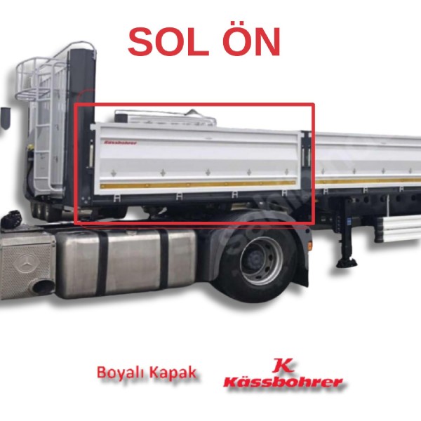 Tırsan Kassbohrer Boyalı Ön Sol Saç Kapak  -Kg00689