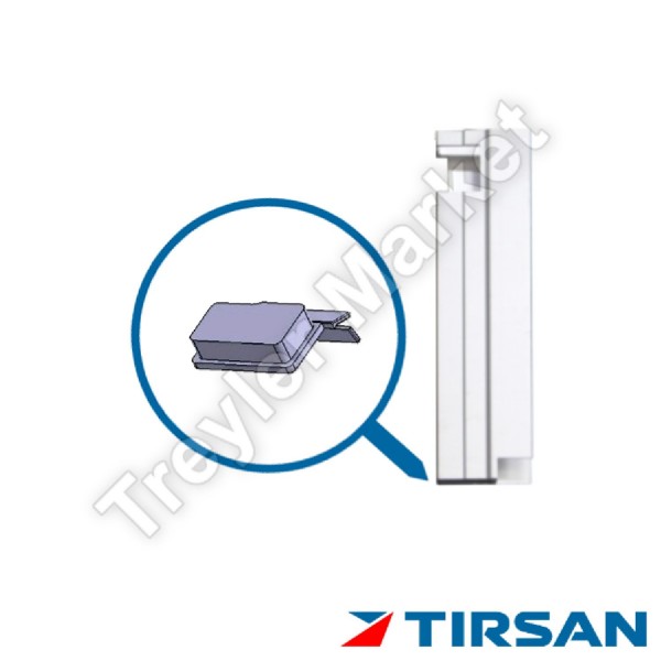 Tırsan Alüminyum Kapak Kilit Profil Pabucu Sağ -Pt00014