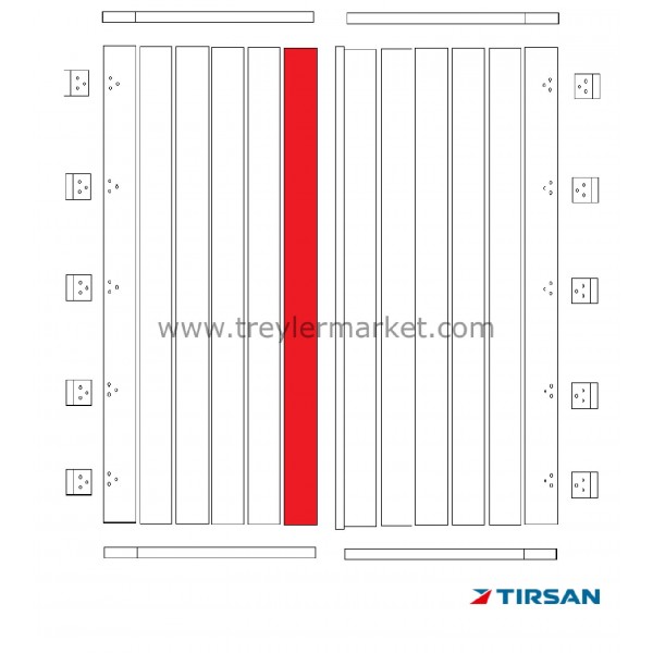 Tırsan Kapı İç Profili Sol-Kb:2930 Elx. -Ak07069