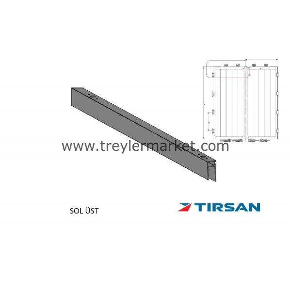 Tırsan Kapı Üst Kpm. Profili Sol -Ak05053