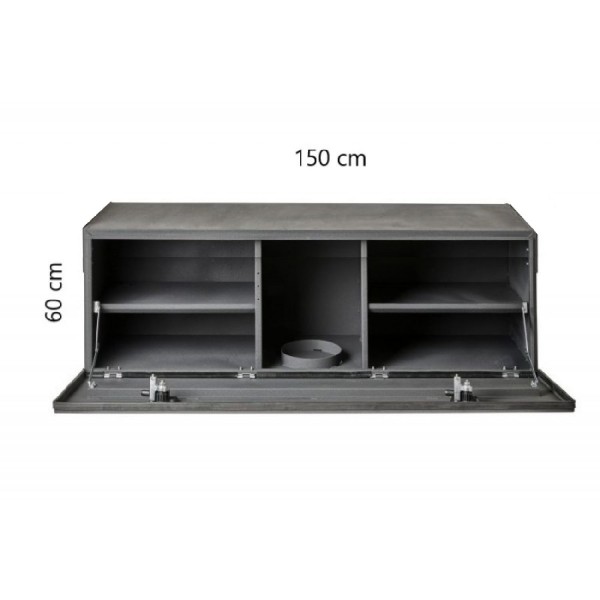 Tırsan Yemek Dolabı 480X600x1500 Ab Pvc Kaplı -Dl00002