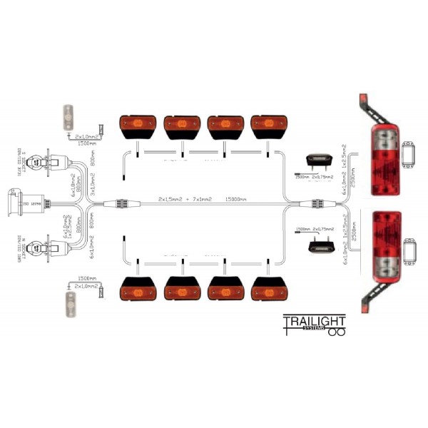 Saba Treyler Elektirik Set 1355  Karia T804-8615-K2t08b0p4-F