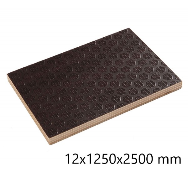 Tırsan Plywood 12X1250x2500 Anti-Slip -Td00753