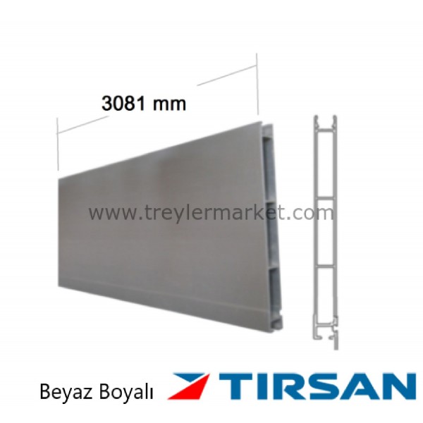 Tırsan Alüminyum Profil 3085 -039 Beyaz -Pr04642