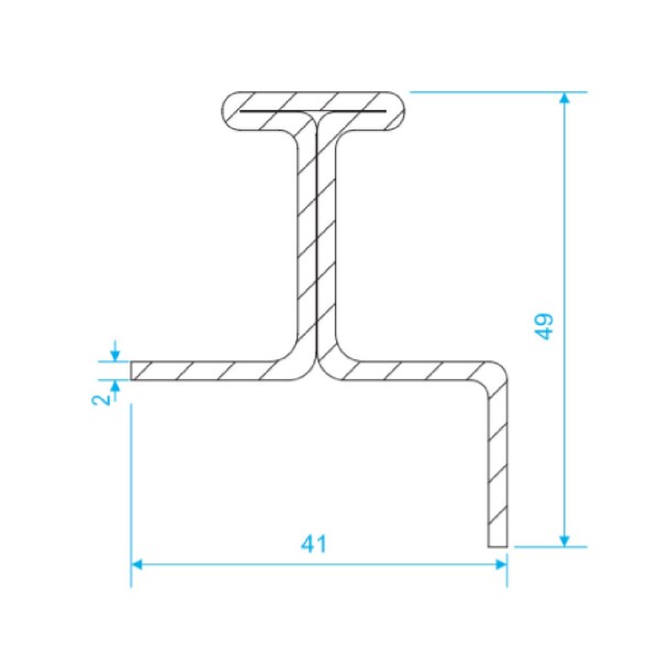 Dorse Galveniz Çatı T Ray  7,5 M -Tm-Ct1112