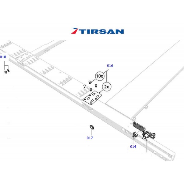 Tırsan Gümrükleme Perçini  018 Nolu -Ct00361