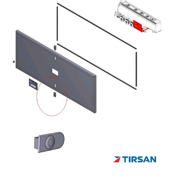 Tırsan Takım Dolap Kilit Paslanmaz   -Kı00009