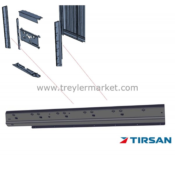 Tırsan Konsol Direği Sol Kısa  -Kn01111