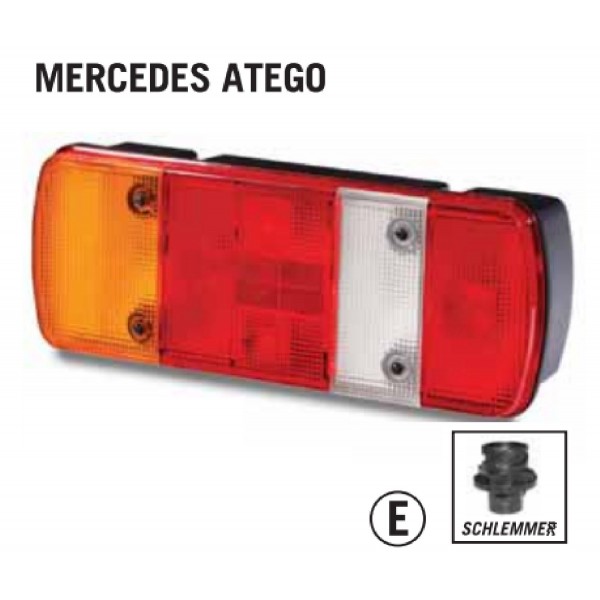 Atego Stop Lambası Sol Soketli  A0025446903-Jb730-Ch.Pd800-90