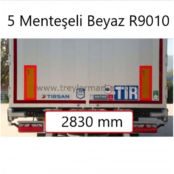 Tırsan Arka Kapı 5 Menteşeli 2830-Ral 9010 -Ak01515