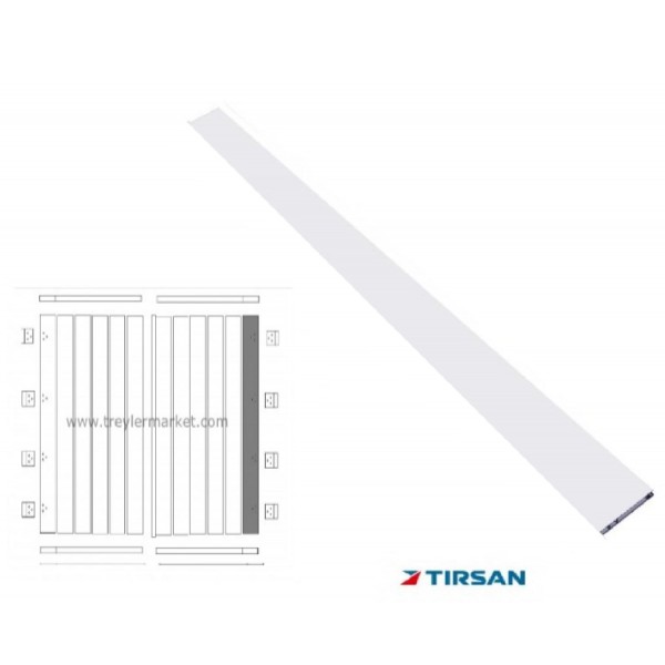 Tırsan Tek Eksenli Kapı Dış Profili.-KB:2730-Elx.Sağ  -AK13630