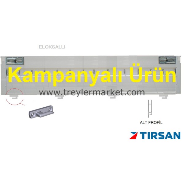 Tırsan Aluminyum Kapak 4 Kapaklı Yeni Model Araç -AT-KG01286