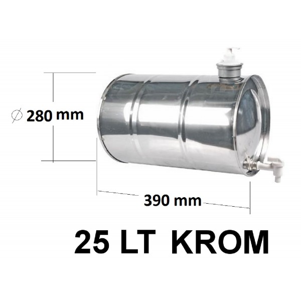 Dorse Su Tankı  25 Lt.Krom -Tm-300310